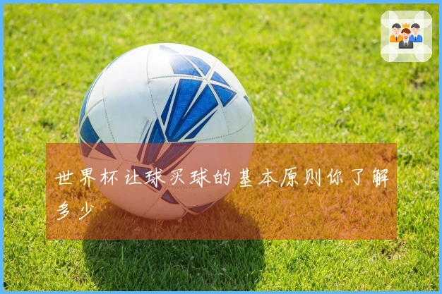 世界杯让球买球的基本原则你了解多少